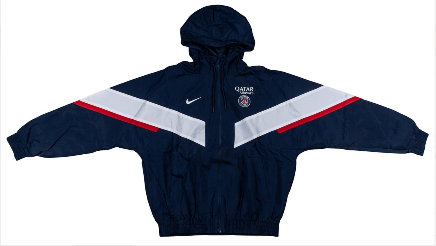 Lionel Messi 2022 23 Paris Saint Germain Warm Up Jacket Game Used/Game Issued Attributed To Messi MEARS LOA Authentic