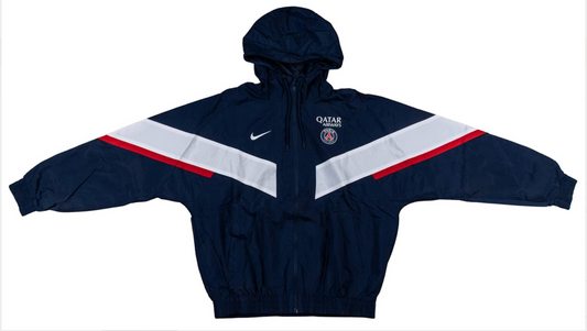 Lionel Messi 2022 23 Paris Saint Germain Warm Up Jacket Game Used/Game Issued Attributed To Messi MEARS LOA Authentic
