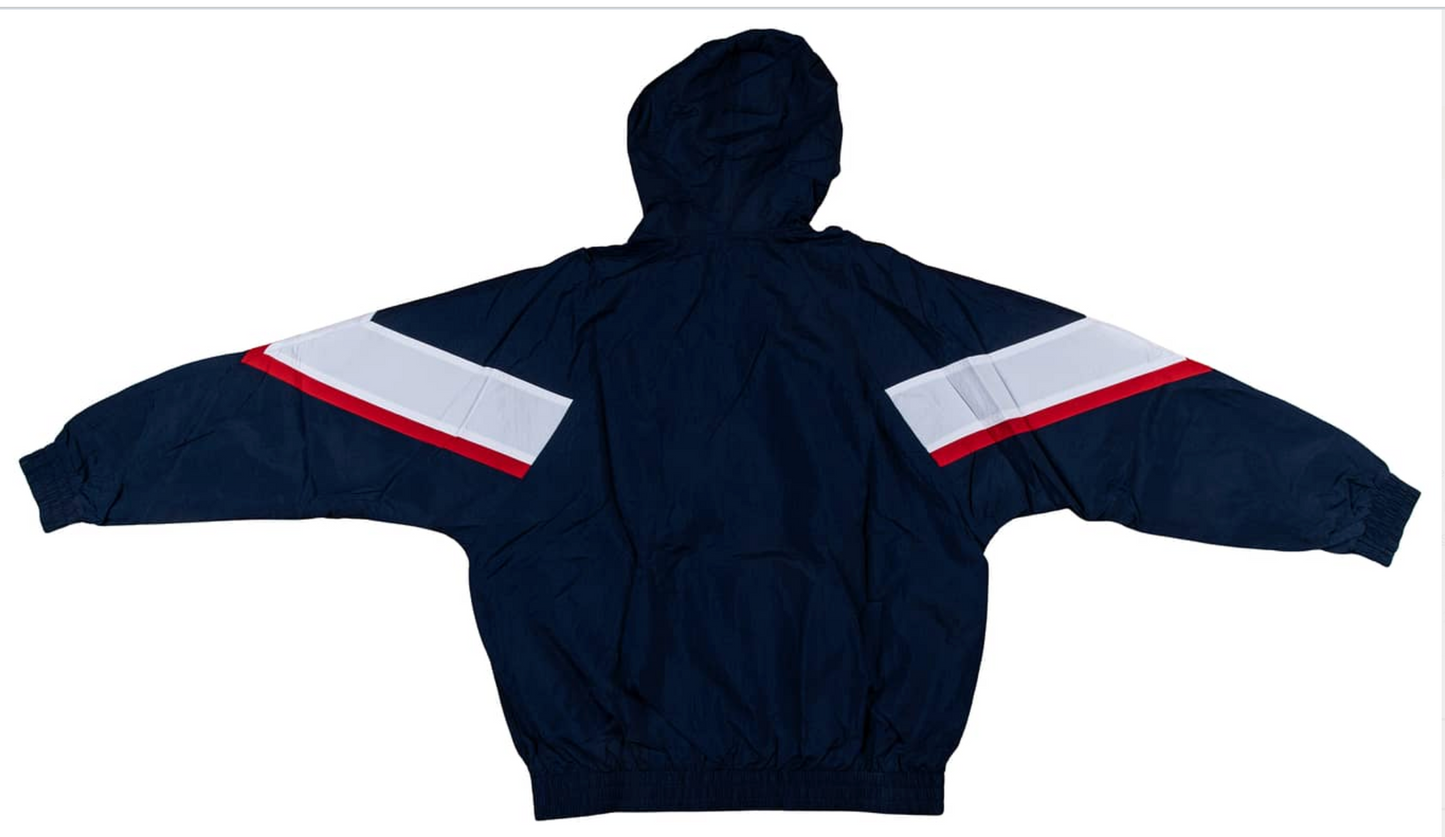 Lionel Messi 2022 23 Paris Saint Germain Warm Up Jacket Game Used/Game Issued Attributed To Messi MEARS LOA Authentic