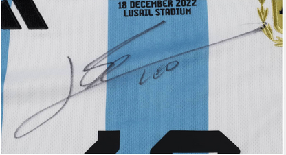 Lionel Messi Signed Argentina National Team Jersey - ICONS COA