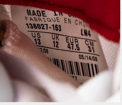 Michael Jordan Signed Air Jordan 5 Retro Fire Red Single Signed LE 3/23 Size 13 UDA Card + JSA LOA