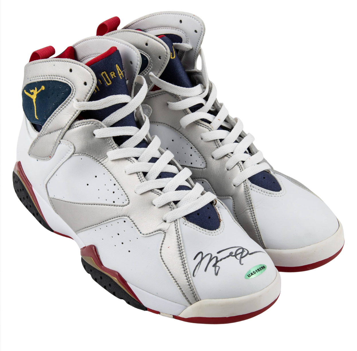 Michael Jordan Signed Air Jordan Retro OG Olympic 7’s
