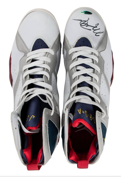 Michael Jordan Signed Air Jordan Retro OG Olympic 7’s