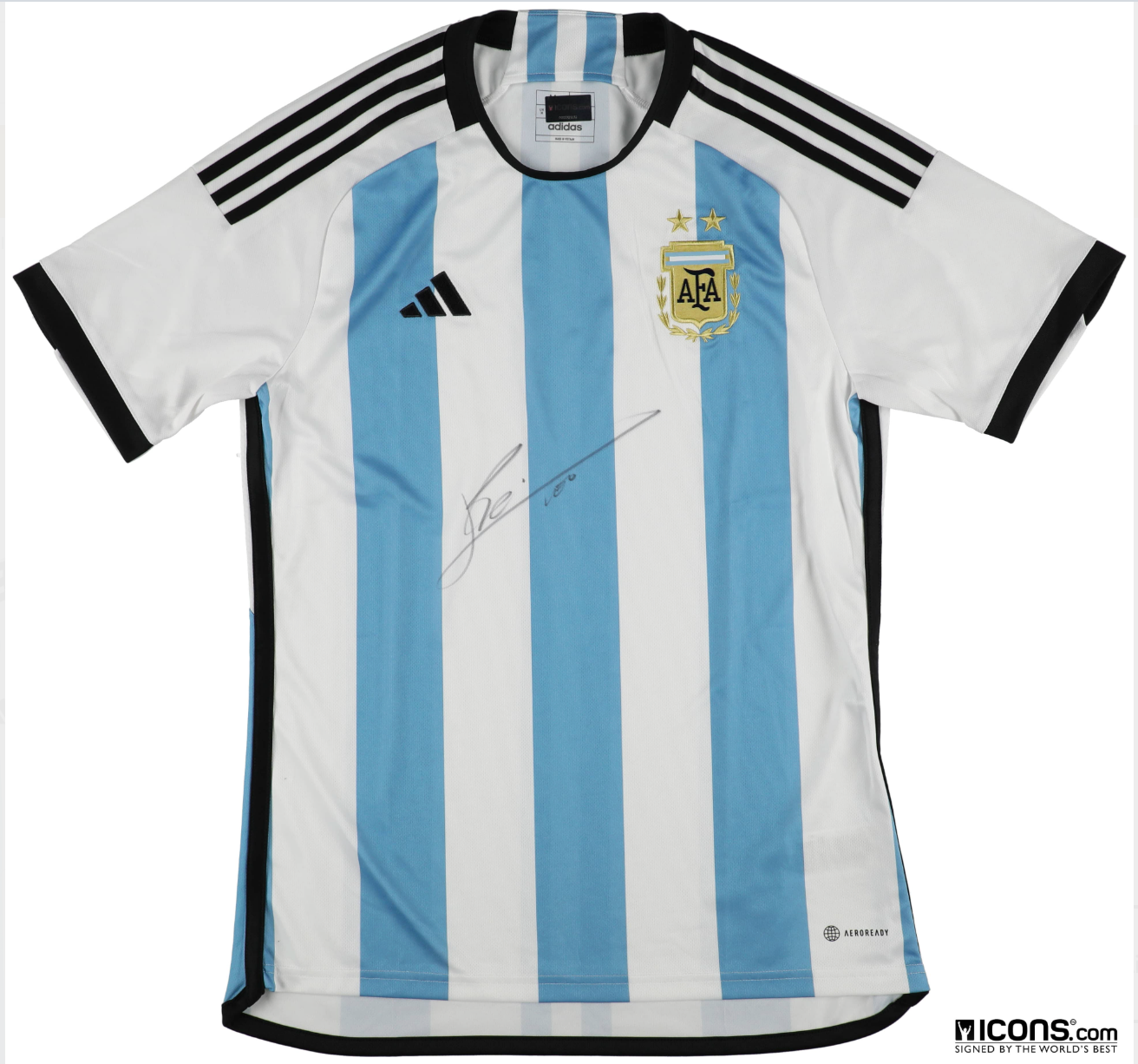 Lionel Messi Signed Argentina National Team Jersey - ICONS COA