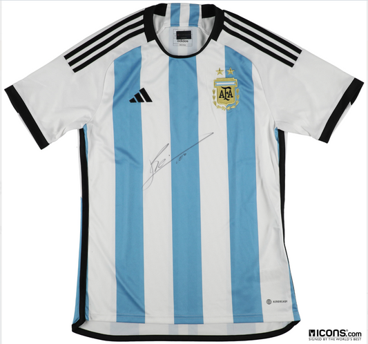 Lionel Messi Signed Argentina National Team Jersey - ICONS COA