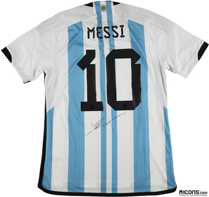 Lionel Messi Signed Argentina National Team Jersey - ICONS COA