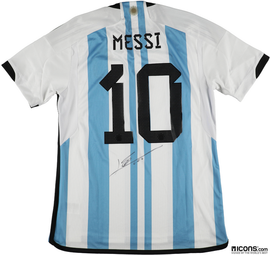 Lionel Messi Signed Argentina National Team Jersey - ICONS COA