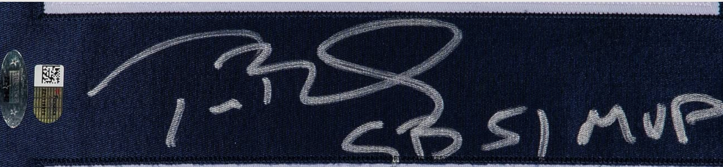 Tom Brady Signed, Inscribed "SB 51 MVP" New England Patriots Jersey and Photograph Display - 38 x 30 - Fanatics, Tristar