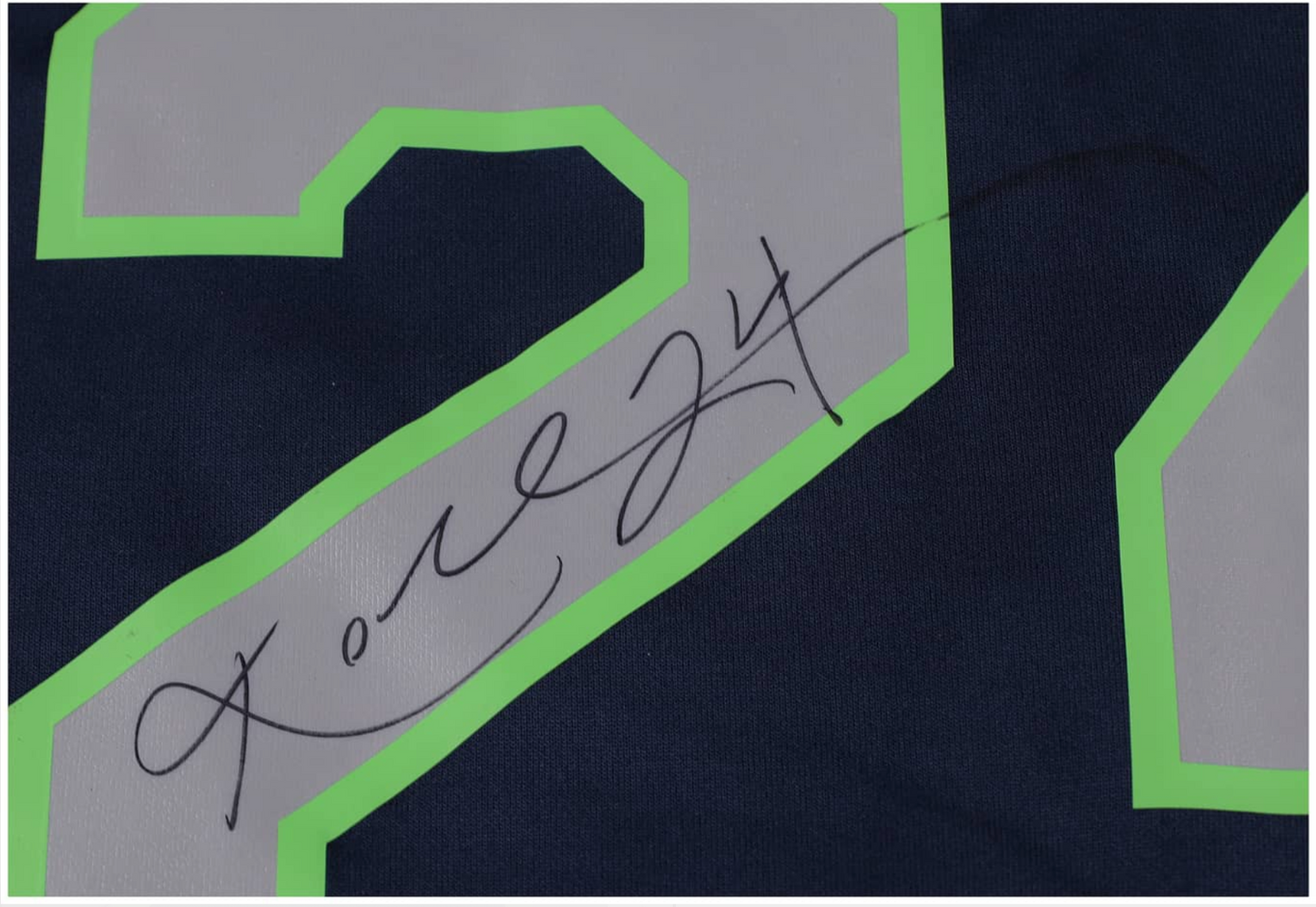 Kobe Bryant 2014 Richard Sherman Celebrity Softball GAME USED Photo Matched Signed Jersey #24 Aaron Avery LOP Beckett LOA