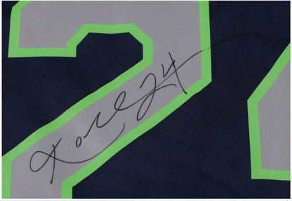 Kobe Bryant 2014 Richard Sherman Celebrity Softball GAME USED Photo Matched Signed Jersey #24 Aaron Avery LOP Beckett LOA