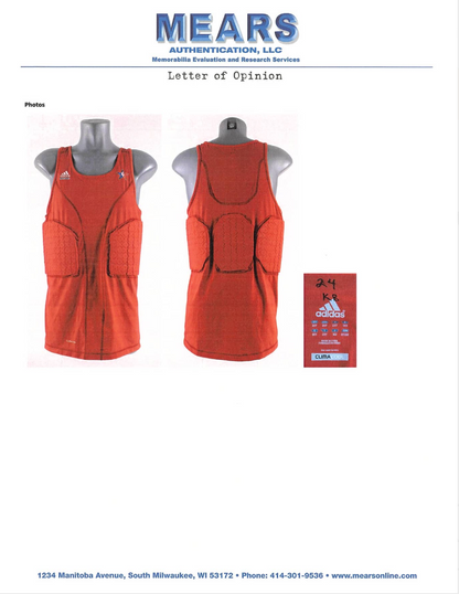 Kobe Bryant 2010 NBA All Star Game Padded Undershirt Game Used MEARS LOA + Grey Flannel LOA