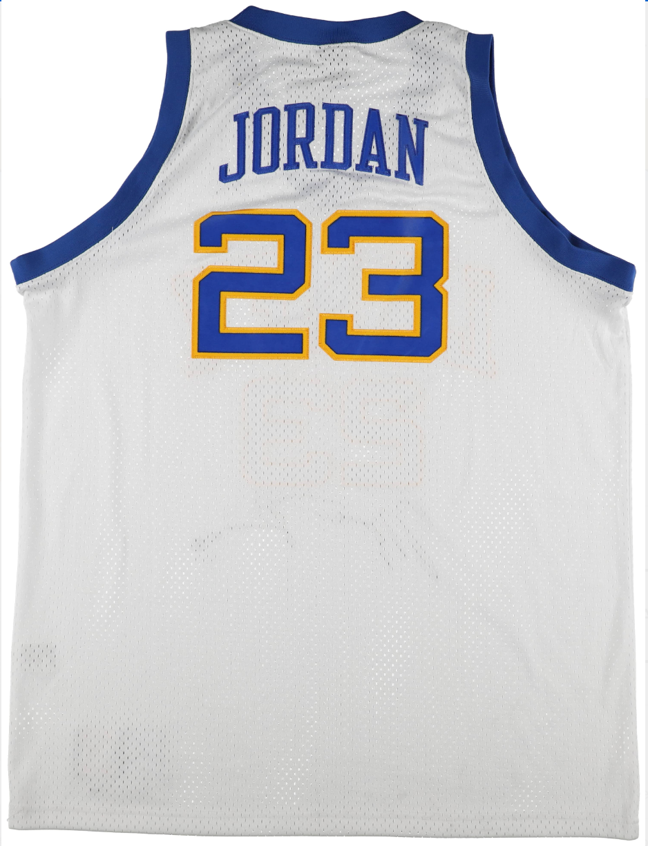 Michael Jordan Signed Laney High School Jersey LE #99/123 UDA + PSA/DNA LOA