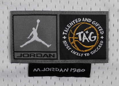 Michael Jordan Signed Laney High School Jersey LE #99/123 UDA + PSA/DNA LOA