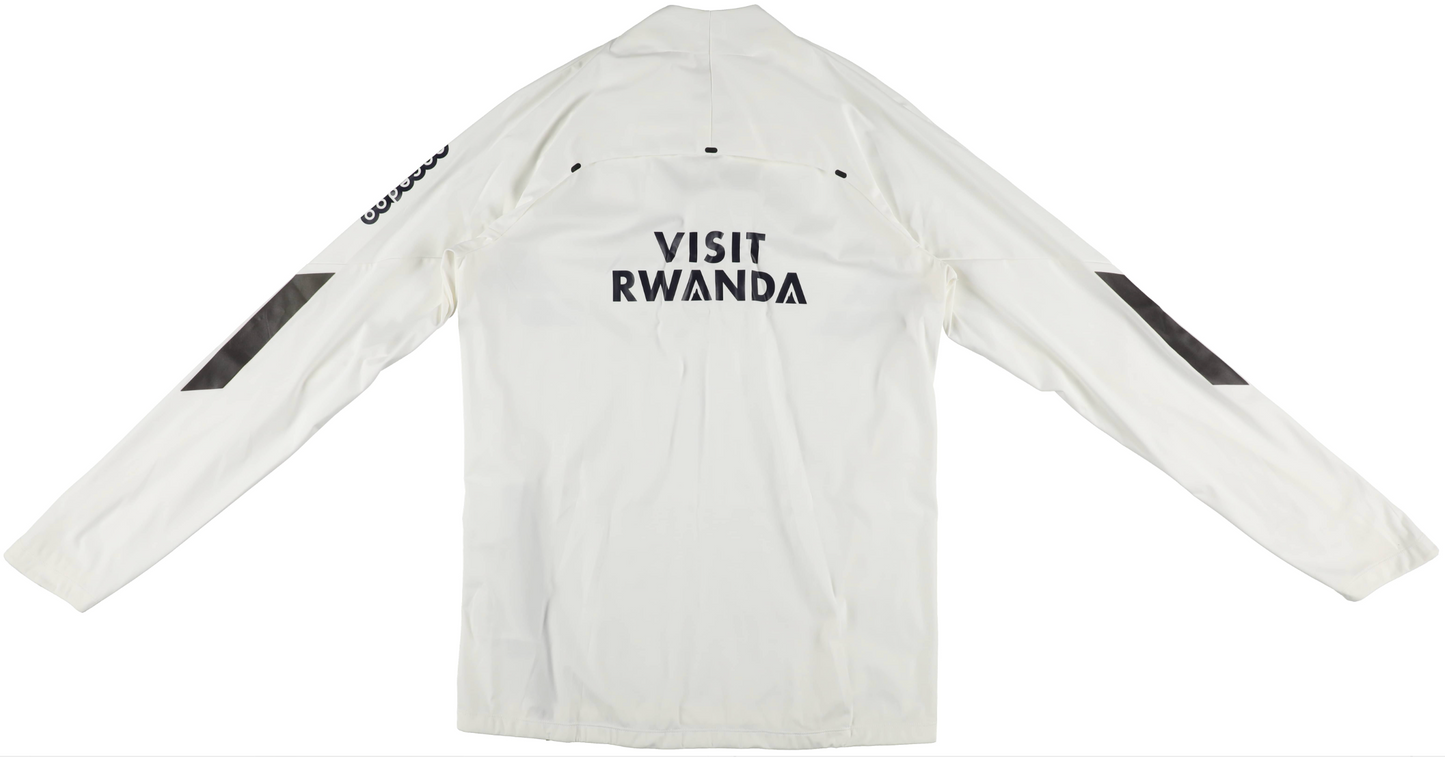 Lionel Messi 2021 22 Paris Saint Germain Half Zip Pullover Windbreaker Shirt Game Used/Game Issued MEARS LOA Authentic