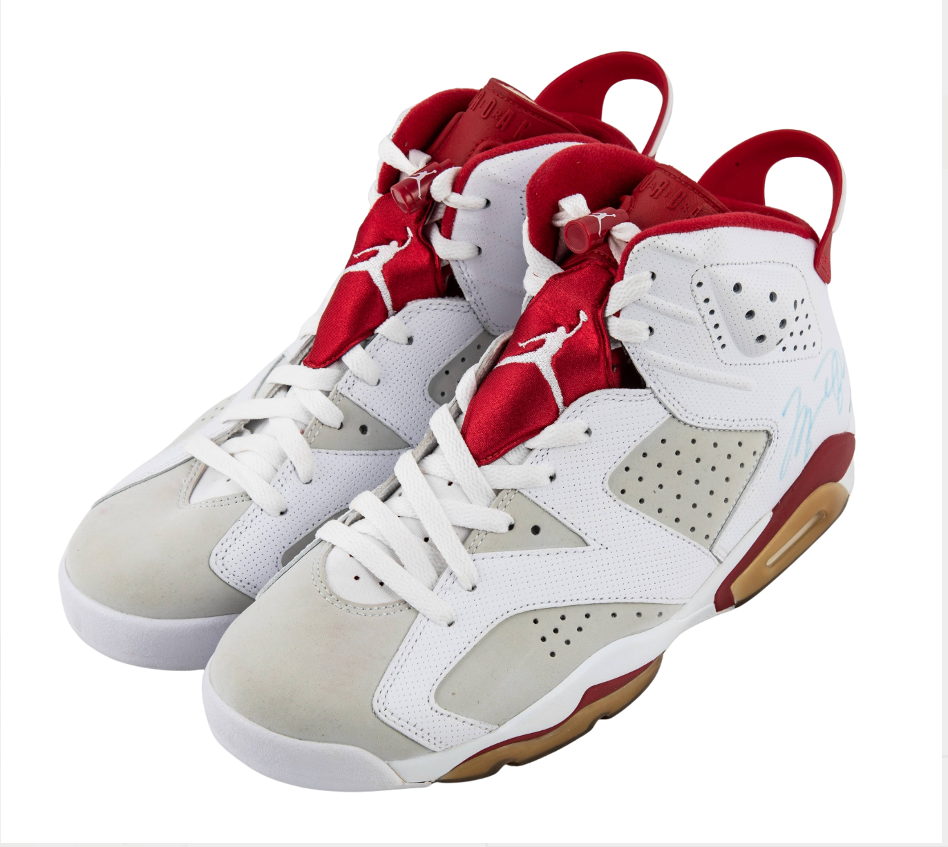 Michael Jordan Signed Air Jordan 6 Retro Alternate Single Signed UDA (w/ Card) + JSA LOA