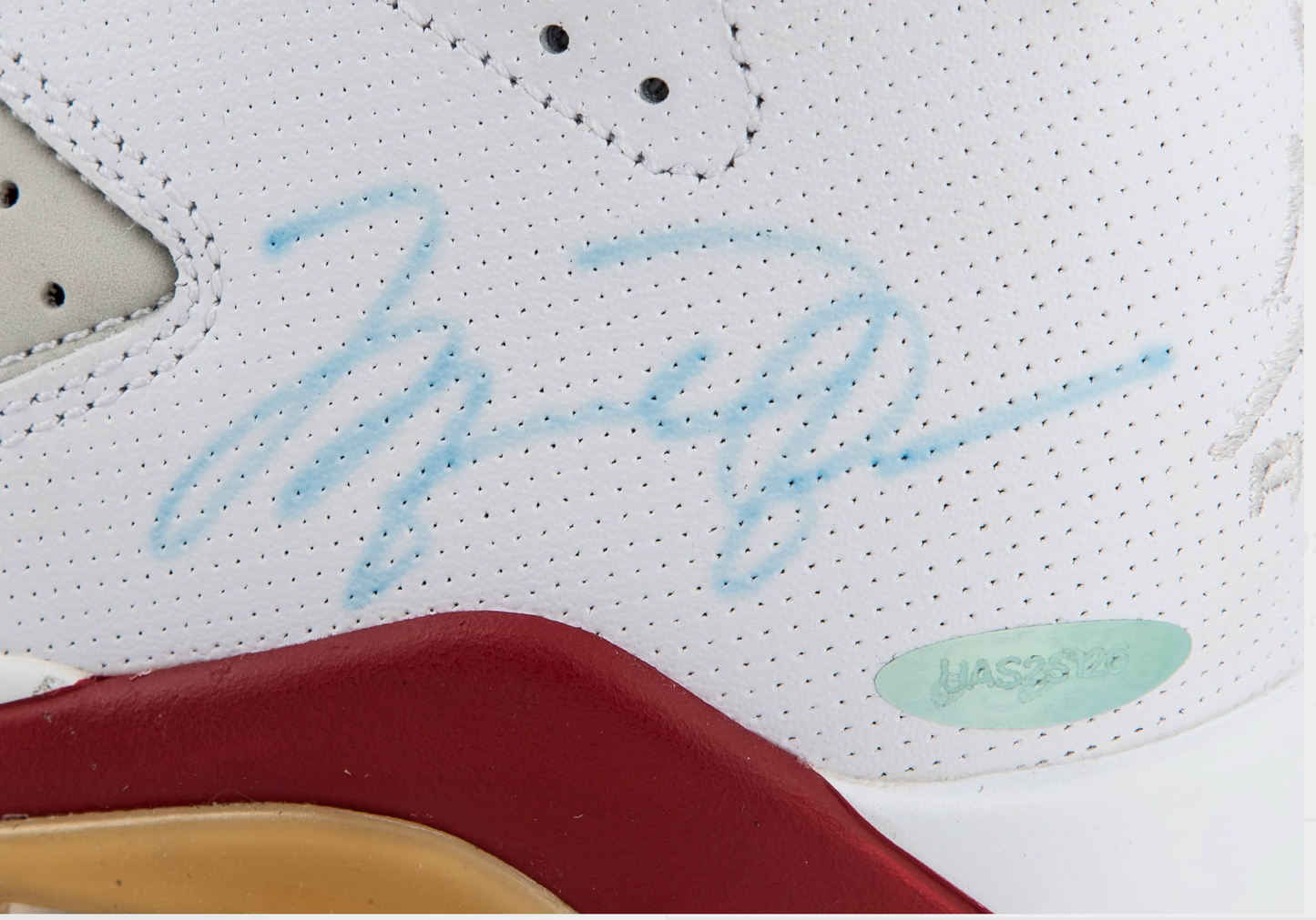 Michael Jordan Signed Air Jordan 6 Retro Alternate Single Signed UDA (w/ Card) + JSA LOA