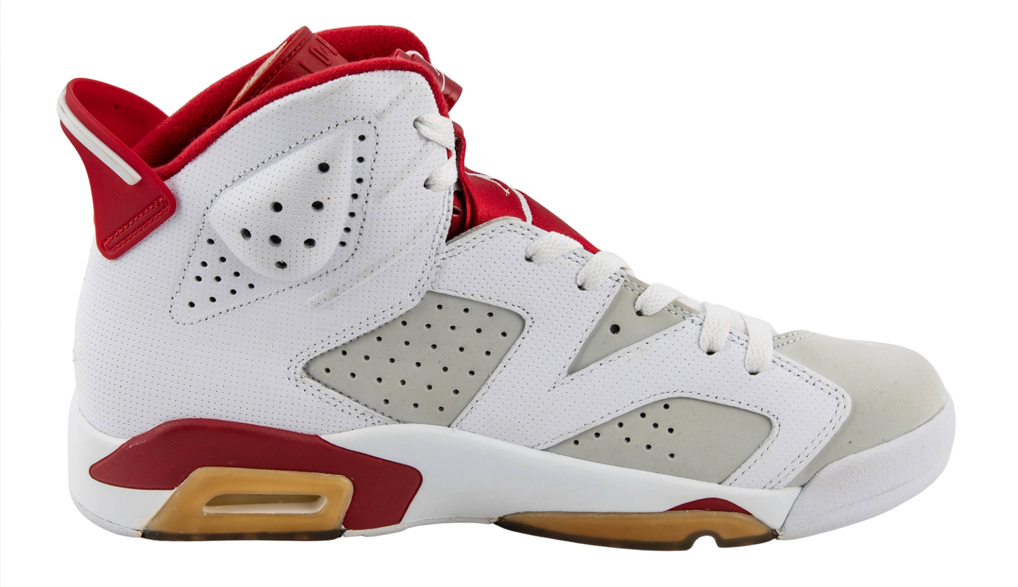 Michael Jordan Signed Air Jordan 6 Retro Alternate Single Signed UDA (w/ Card) + JSA LOA