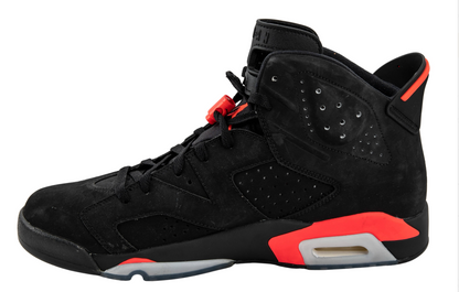 Michael Jordan Signed Air Jordan 6 Retro Black Infrared Single Signed Size 13 UDA Card + JSA LOA