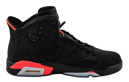 Michael Jordan Signed Air Jordan 6 Retro Black Infrared Single Signed Size 13 UDA Card + JSA LOA