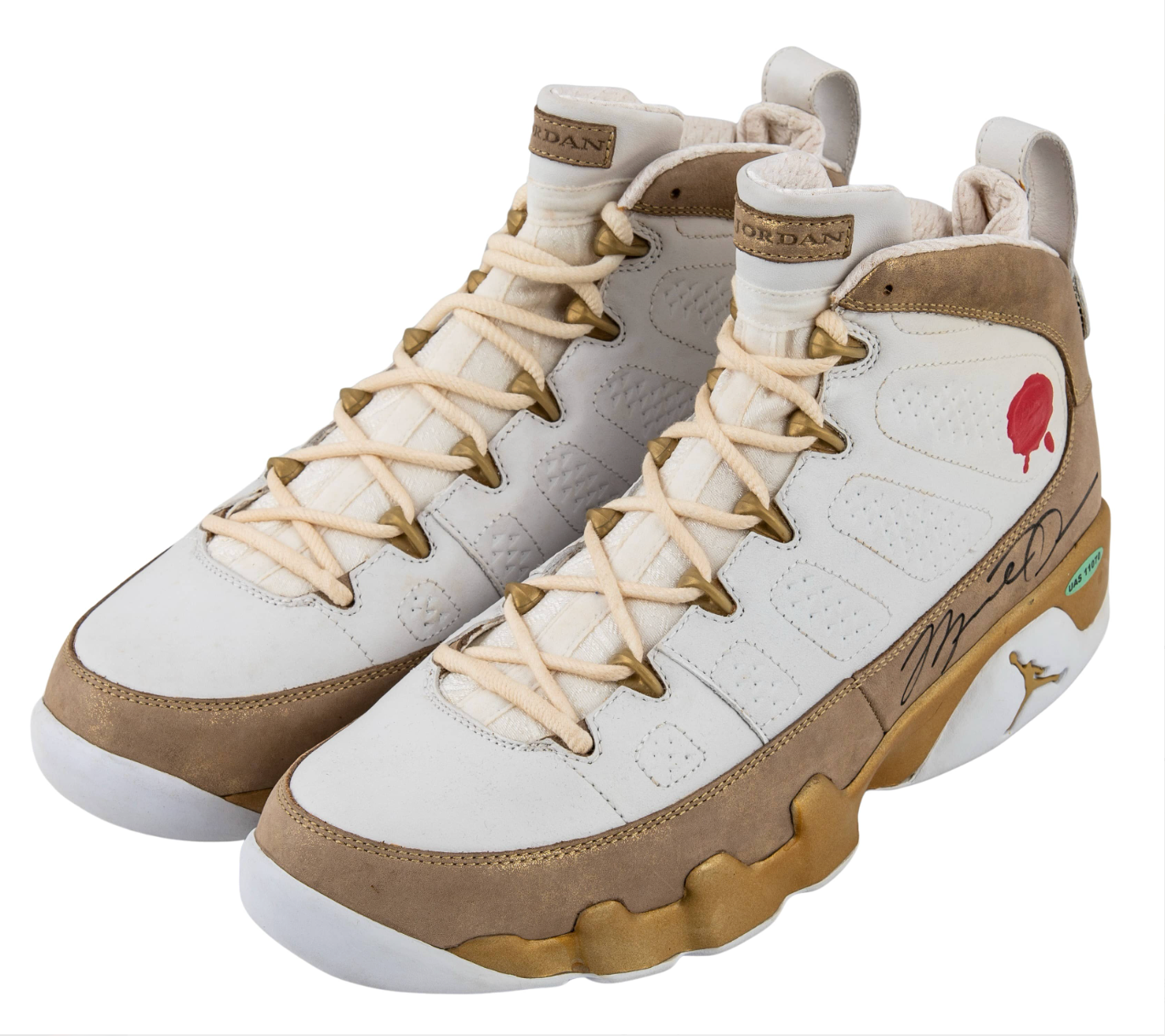 Michael Jordan Signed Air Jordan 9 Retro Bin 23 Single Signed Size 11 UDA Card + JSA LOA