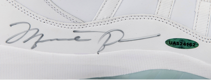 Michael Jordan Signed Air Jordan 11 Retro Legend Blue Single Signed Size 13 UDA Card + JSA LOA  Description:
