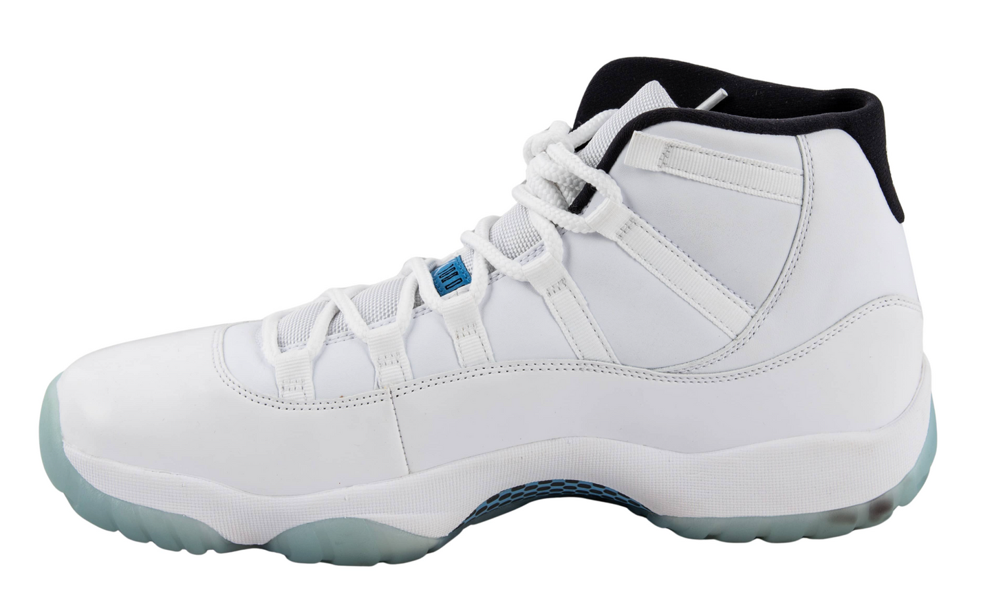 Michael Jordan Signed Air Jordan 11 Retro Legend Blue Single Signed Size 13 UDA Card + JSA LOA  Description: