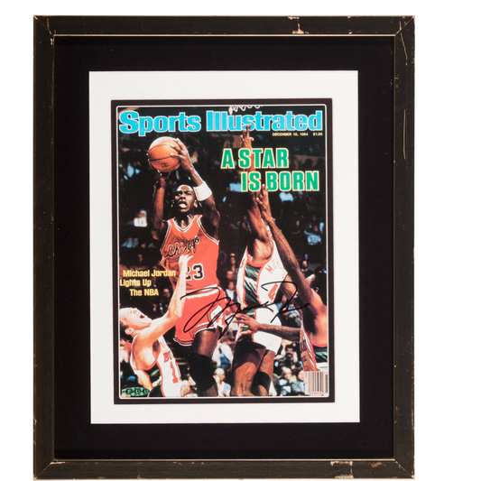 Michael Jordan Signed 1990's "A Star Is Born" Photograph - UDA + 2 LOA's