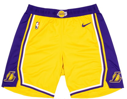 LeBron James 2023 WC FINALS Game-Worn/Player-Worn Los Angeles Lakers Shorts (Games 1, 2 & 4) – MeiGray LOA – 88 PTS / 31 REB / 28 AST
