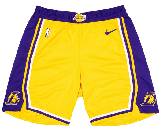 LeBron James 2023 WC FINALS Game-Worn/Player-Worn Los Angeles Lakers Shorts (Games 1, 2 & 4) – MeiGray LOA – 88 PTS / 31 REB / 28 AST