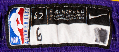 LeBron James 2023 WC FINALS Game-Worn/Player-Worn Los Angeles Lakers Shorts (Games 1, 2 & 4) – MeiGray LOA – 88 PTS / 31 REB / 28 AST