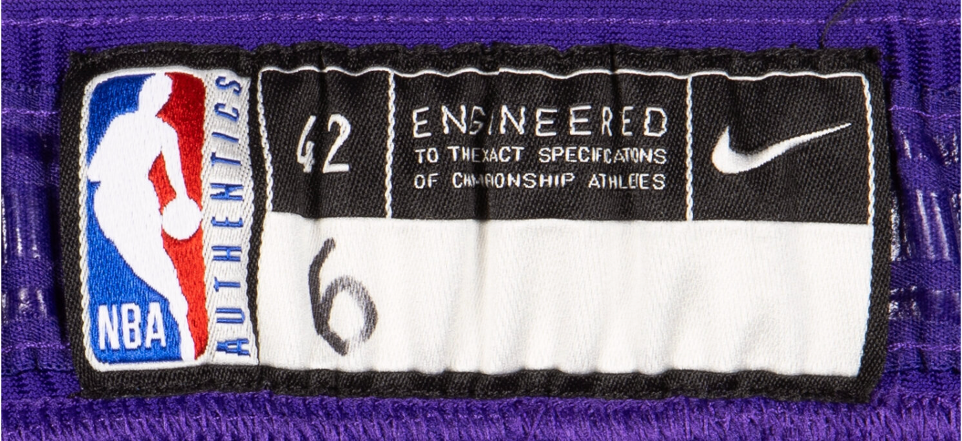 LeBron James 2023 Western Conference Finals Game 3 Worn Los Angeles Lakers Shorts (MeiGray LOA)