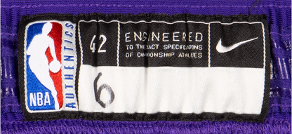 LeBron James 2023 Western Conference Finals Game 3 Worn Los Angeles Lakers Shorts (MeiGray LOA)