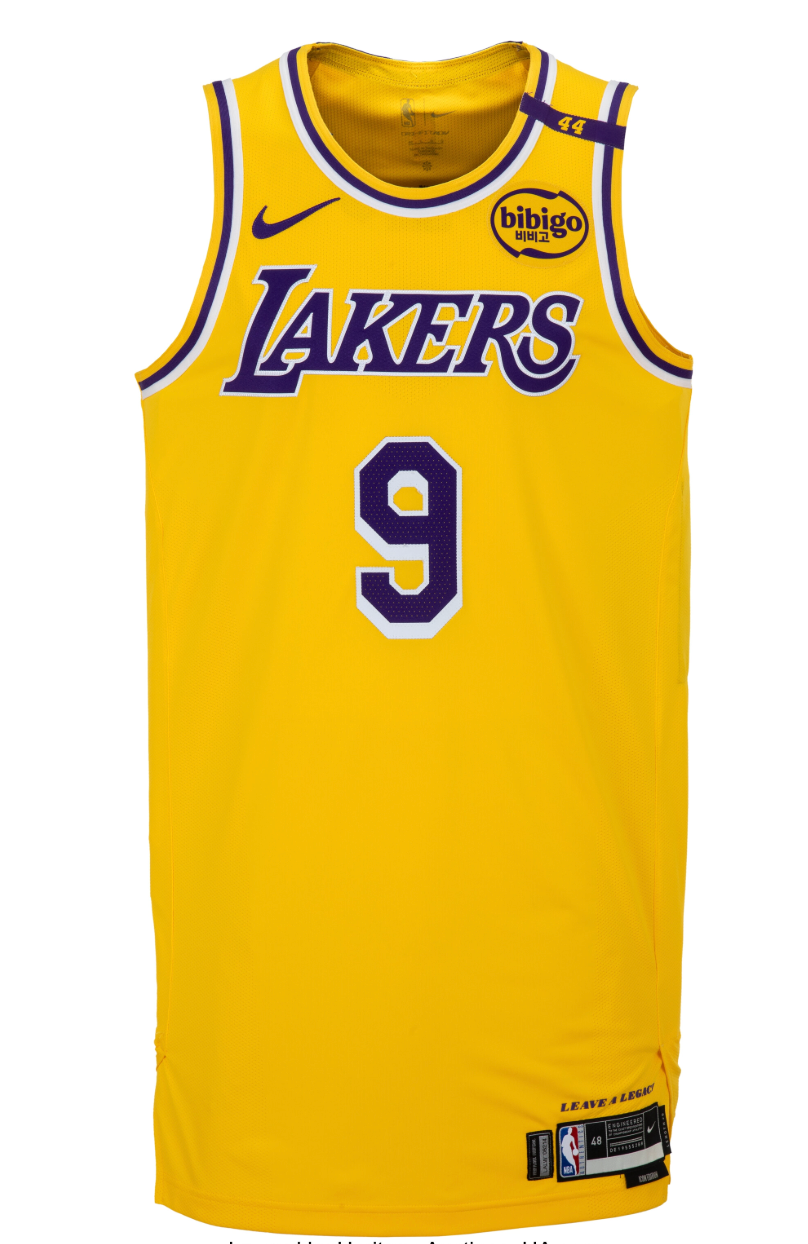 Bronny James Jr. Game-Worn Los Angeles Lakers Jersey Used 3/6/2025 vs. Knicks (MeiGray LOA)