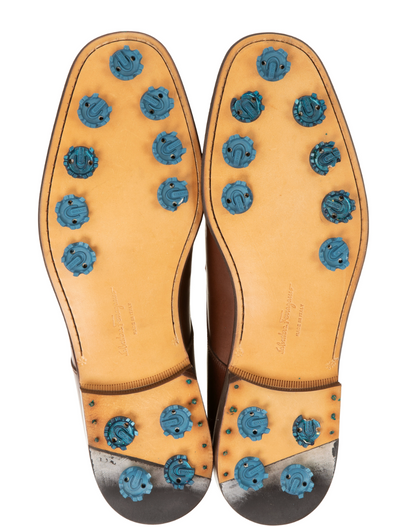 Michael Jordan Game-Used/Personally-Owned Salvatore Ferragamo Golf Shoes (Heritage LOA)