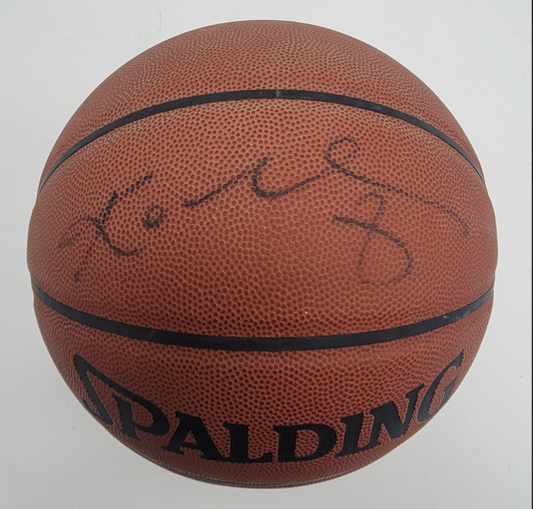 Kobe Bryant Autographed Spalding NBA Basketball PSA/DNA & JSA LOA