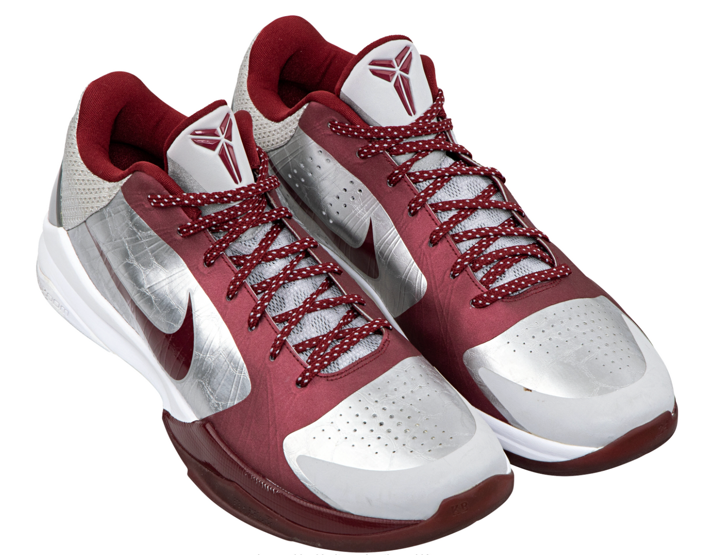 Kobe Bryant Game Worn Nike Zoom Kobe V “Lower Merion” Sneakers With Direct Bryant Family Provenance