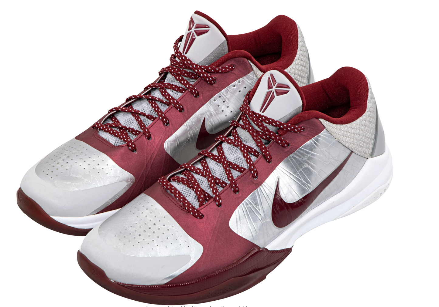 Kobe Bryant Game Worn Nike Zoom Kobe V “Lower Merion” Sneakers With Direct Bryant Family Provenance