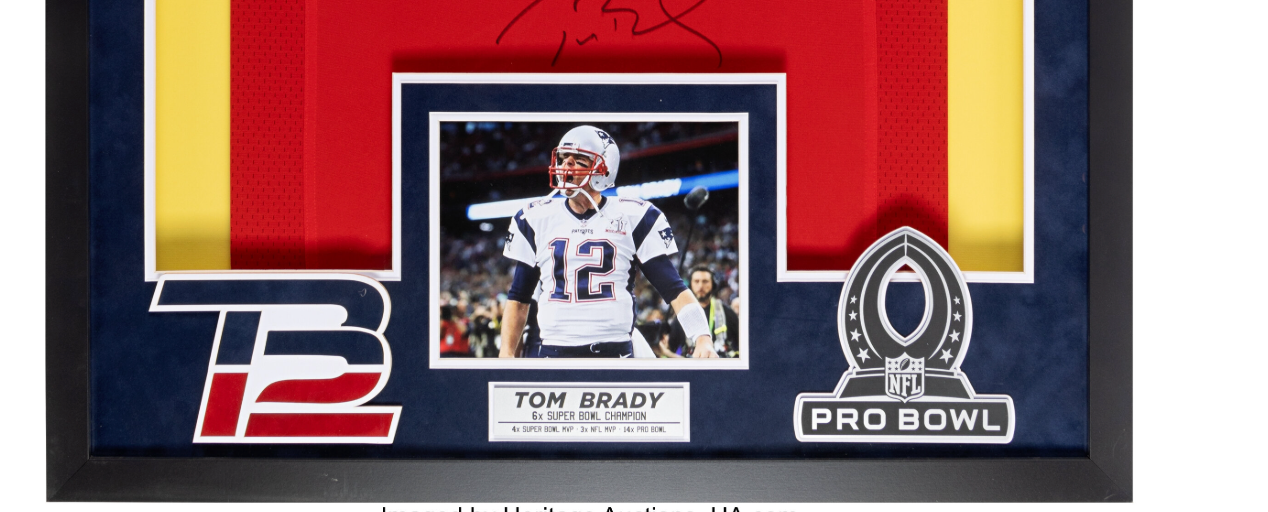 Tom Brady Signed Pro Bowl Jersey Display Framed 34x42 PSA DNA LOA Beckett LOA
