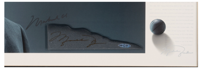 Michael Jordan and Muhammad Ali Dual Signed “The Greatest” Display Custom Framed 32x46 Beckett LOA