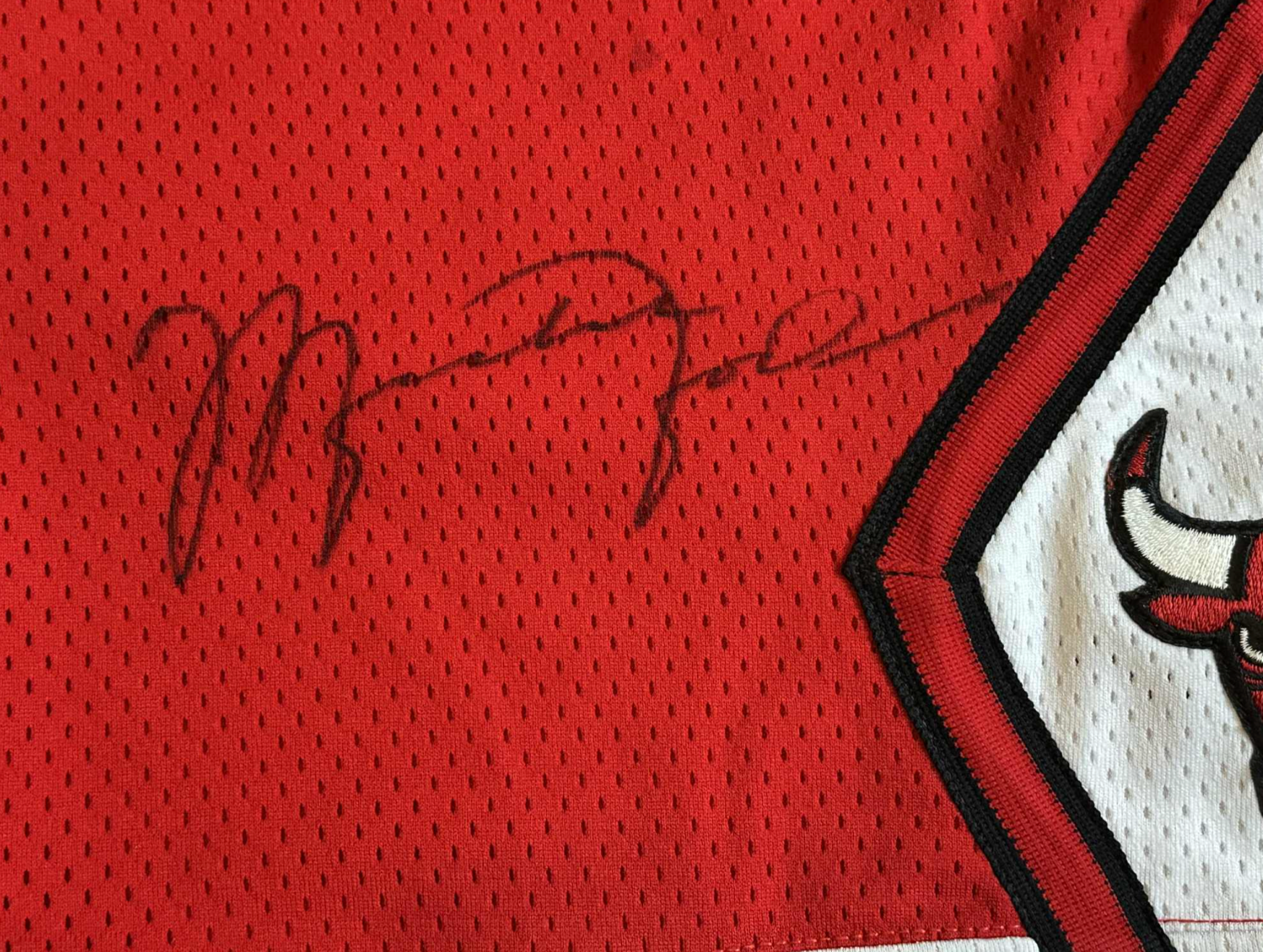 Michael Jordan Signed Chicago Bulls Authentic Red Shorts Beckett LOA