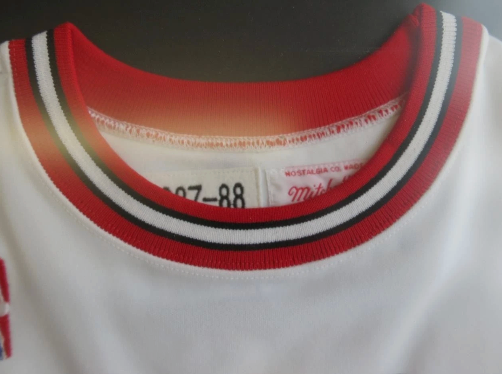 Michael Jordan Signed 1987/88 Mitchell And Ness Bulls Warm Up LE #1/23 Framed UDA