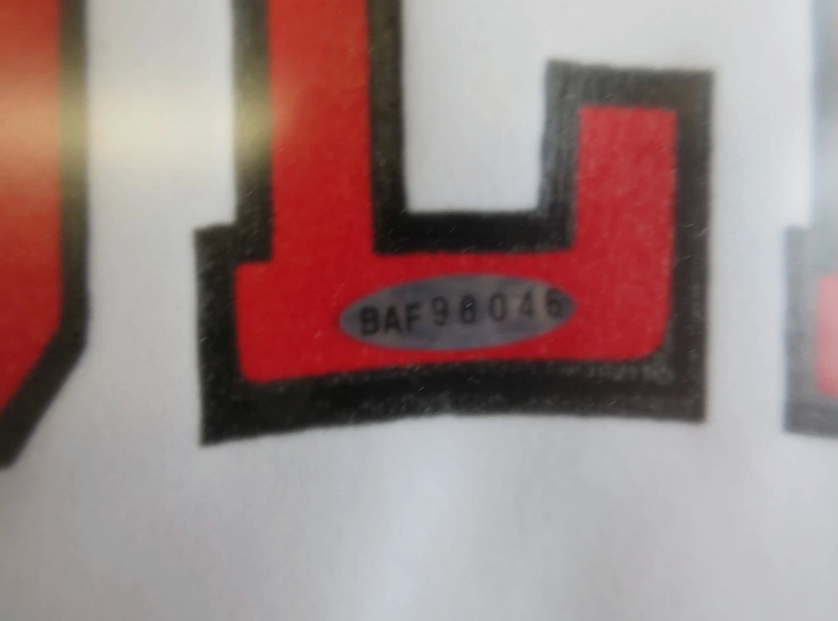 Michael Jordan Signed 1987/88 Mitchell And Ness Bulls Warm Up LE #1/23 Framed UDA