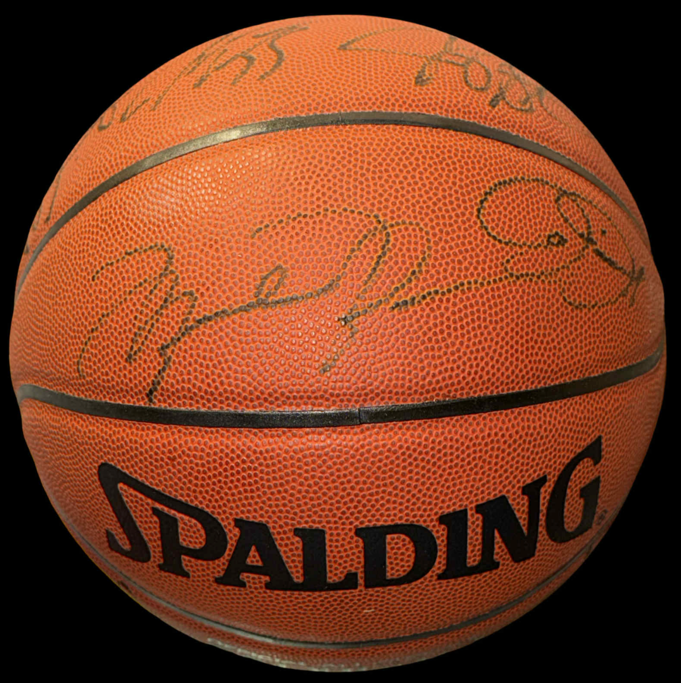 FILL IN (Jordan UDA Wizards team signed ball)