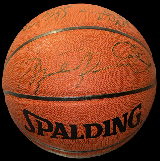 FILL IN (Jordan UDA Wizards team signed ball)