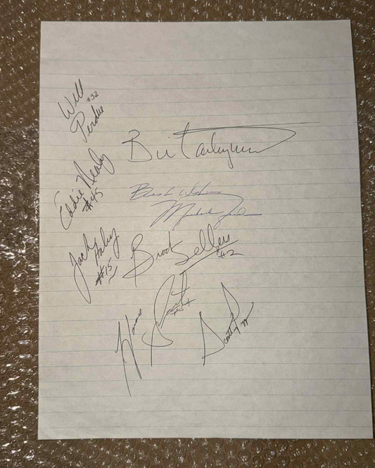 FILL in (Jordan Signed Best Wishes Cut)