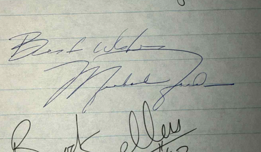 FILL in (Jordan Signed Best Wishes Cut)