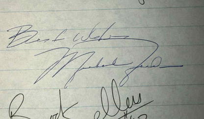 FILL in (Jordan Signed Best Wishes Cut)