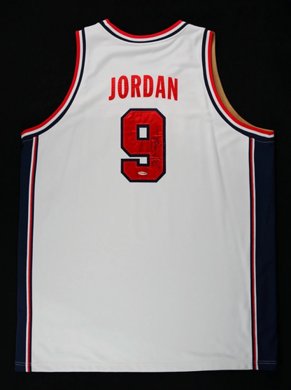Michael Jordan Signed Dream Team USA Olympic #9 NIKE Jersey AUTO UDA COA