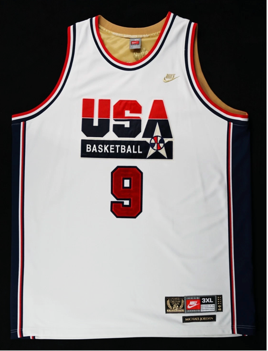 Michael Jordan Signed Dream Team USA Olympic #9 NIKE Jersey AUTO UDA COA