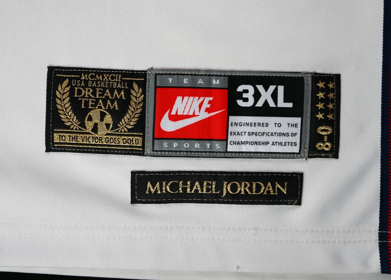 Michael Jordan Signed Dream Team USA Olympic #9 NIKE Jersey AUTO UDA COA